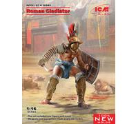Roman Gladiator (100% New Molds) Figure 1:16 Plastic Model Kit ICM