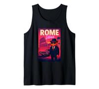 Roman Italian Teddy Bear Gangster Mafia Illustration Graphic Canotta