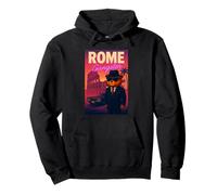 Roman Italian Teddy Bear Gangster Mafia Illustration Graphic Felpa con Cappuccio