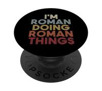 Roman Name Roman Personalized Name First Given PopSockets PopGrip Adesivo