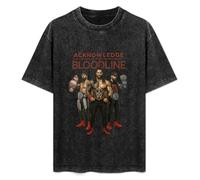 Roman Reigns Acknowledge The Bloodline Mens T-Shirt Black Unisex Top Tee M