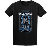 Roman Reigns Unleash The Big Dog Wrestling Men Cotton Blend T Shirt Black S