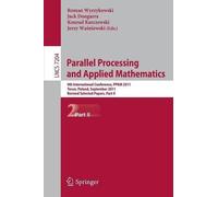 Roman Wyrzykowsk Parallel Processing and Applied Mathematics, Part I (Tascabile)