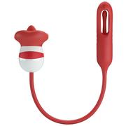 Romance Alyss - Vibratore Bullet con Lingua Vibrante Rosso
