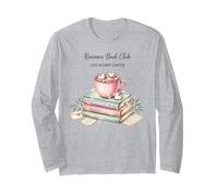Romance Book Club, Love in Each Chapter Reading Lover Design Maglia a Manica