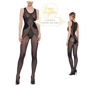Romance Net Catsuit Di Wolford S Piccolo Nero Seducente Rete Jumpsuit