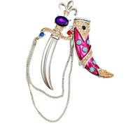 Romance Royal Swords Spilla con delicato accento floreale per occasioni speciali