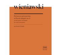 Romance sans paroles et Rondo élégant. Violino solista.