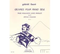 Romance sans paroles n° 3 - Extrait de l'op. 17. Pianoforte solista.