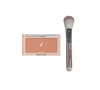 Romand - Better Than Cheek (2022 New Version) - 4g - C04 Pear Chip (1ea) + MissLady - Cheek Brush - Pink and White (1ea)Set