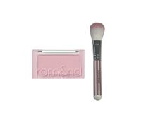 Romand - Better Than Cheek Mutural Nude Series - 4g - N02 Vine Nude (1ea) + MissLady - Cheek Brush - Pink and White (1ea)Set