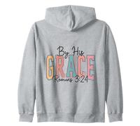 Romani 3:24 Scrittura Divina Favore Design Felpa con Cappuccio