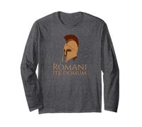 Romani Ite Domum - Romans Go Home - Classica Lingua Latina Maglia a Manica