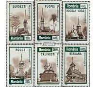 Romania 5243-5248 (Completa Edizione) MNH ** MNH 1997 Village chiese (Francobolli per i Collezionisti) Cristianesimo
