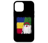 Romania Algeria Mezza bandiera Patrimonio algerino rumeno Custodia per iPhone 12 mini