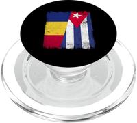 Romania Cuba Mezza Bandiera Romania Cuban Heritage PopSockets PopGrip per MagSafe