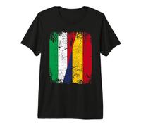Romania Italia Bandiera Amicizia | ROMENA Maglietta Premium