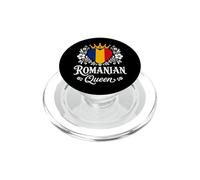 Romanian Queen Romania Flag Proud Romanian Woman PopSockets PopGrip per MagSafe