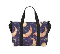 Romano Art_79253158 - Borsa da viaggio a tracolla, impermeabile, grande capacità, Bella Luna, Taglia unica
