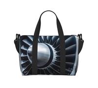 Romano Art_79253158 - Borsa da viaggio a tracolla, impermeabile, grande capacità, Motore Jet, Taglia unica