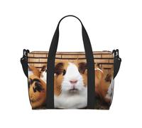 Romano Art_79253158 - Borsa da viaggio a tracolla, impermeabile, grande capacità, porcellini d'India, Taglia unica