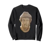 Romano Busto di Filosofo Barbuto Stile ellenistico Greco Felpa