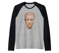 Romano Busto di Giulio Cesare Gaio Ritratto Arte Maglia con Maniche Raglan