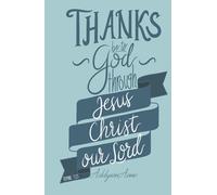 Romans 7:25 Hand Lettered Hardback, Dot-Grid Journal