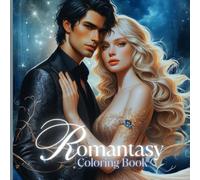 Romantasy Coloring Book (Volume 4): Creative Romantic Fantasy Coloring Pages with Dark Underworlds, Enchanted Gardens, Greek Mythology and More for Teens, Adult