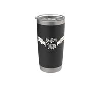 Romantasy Dark Romance Book Bat Boy Wings Shadow Daddy Lover Bicchiere termico in acciaio inox doppia parete