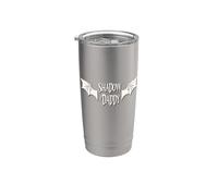 Romantasy Dark Romance Book Bat Boy Wings Shadow Daddy Lover Bicchiere termico in acciaio inox doppia parete