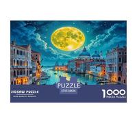 Romantic Architecture 1000 Pezzi Puzzle Classici Per Adulti E Bambini A Partire Da 12 Anni Giochi Del Cervello Sfida Impossibile - Regalo Per Amore E Amico 38x26cm/1000pcs