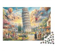 Romantic Colosseum Street Scene Puzzle Da 1000 Pezzi Highly Playable Puzzle Giochi Di Puzzle Per La Famiglia Per Tutte Le Età 70x50cm/1000pcs