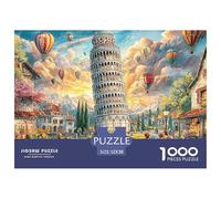 Romantic Colosseum Street SceneGargantuan Jigsaw Puzzles for Adults Comprising 1000 Advanced And Ruthlessly Difficult Challenging Puzzle Game Pieces - Forged to Be An Heirloom-Quality Gift Jigsaw Puz