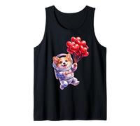 Romantic Corgi Lover Space Art Canotta