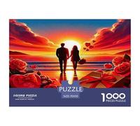 Romantic Couple Puzzle 1000 Pezzi Impossibile - Regalo Perfetto 1000 Stukjes Love Puzzle Giocattolo Decompressivo Intellettuale Educativo Divertente Gioco Per Famiglie Für Erwachsene Und Kinder Ab 8 J