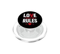 Romantic Couple Quote Valentine's Day Love Makes The Rules PopSockets PopGrip per MagSafe