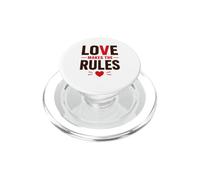 Romantic Couple Quote Valentine's Day Love Makes The Rules PopSockets PopGrip per MagSafe