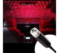 Romantic Galaxy Atmosphere Lights Luminous Ride Car Roof LED Lights,USB Star Projector Night Light, Auto Roof Car Galaxy Projector, Adjustable Car Interior Ceiling USB Star Night Light- Plug and Play