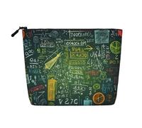 Romantic Love's Beauty case da donna, borsa portatile da viaggio, organizer quotidiano con cerniera, Domanda matematica, Taglia unica