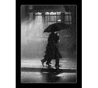 Romantic Noir Notebook / Journal: Cozy Black & White Vintage Love Cover | Lined Composition Notepad/Planner For Women, Girls and Couples | Makes A Great Gift / Present | Large 8.25x11" | 150 Pages.