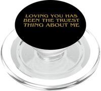 Romantic Quote Loving You Sapphic Bookish Subtle Lesbian PopSockets PopGrip per MagSafe