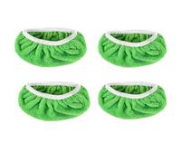 Romantic Reusable Mops Pads,Washable Reusable Mop Pads Compatible with Swiffer Sweeper Mop, Wet and Dry Cloths Microfiber (4Pcs-green)