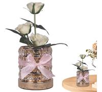 Romantic Rose Lamp - Light Up Rose | LED Rosa Night Light, Crystal Night Lamp, 3-Color Dimmable Flower Romantic Decoration For Living Room Bedroom Nightstand Centerpiece Valentines Birthday