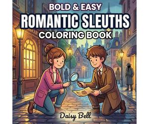 Romantic Sleuths: Cozy Couple Coloring Book Featuring A Thrilling Love Story And Mystery Solving Detective Adventures For Adult Relaxation And Stress Relief