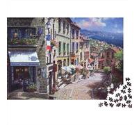 Romantic Town Puzzle 1000 Pezzi Per Adulti, Pixel Art Reale, Esperienza Trasformativa, Design Da Incorniciare 1000pcs (75x50cm)