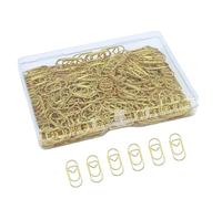 Romantic Wire Holders - Luxury Golden Bookmark, Elegant Card Attachment, Small Shaped Organizer, Aesthetic Page Marker | Craft Hardware, Ideal for Wedding Invitations Crafts Scrapbooking