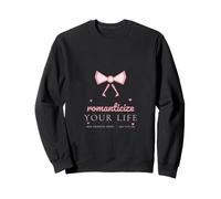Romanticize Your Life Coquette Bow Estetica Soft Girl Felpa