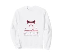 Romanticize Your Life Coquette Bow Estetica Soft Girl Felpa