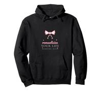 Romanticize Your Life Coquette Bow Estetica Soft Girl Felpa con Cappuccio